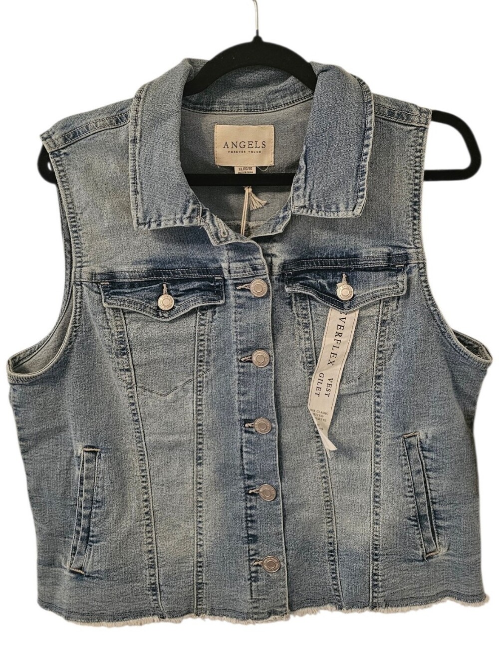 Blue Angels Forever Young Women's Everflex Denim Vest